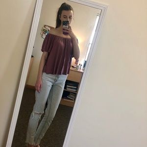 Off the shoulder top